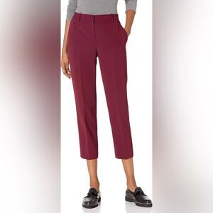 Theory Women’s Treeca 4 Pant in Cranberry Sz 6